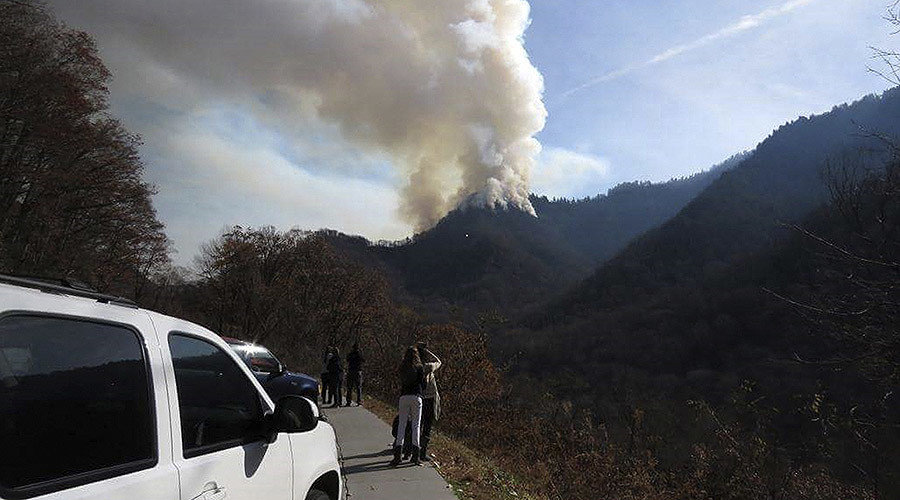 Click to enlarge tennessee wildfire