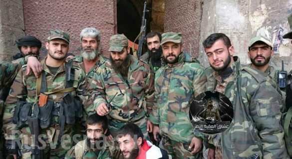 Syrian soldiers Aleppo