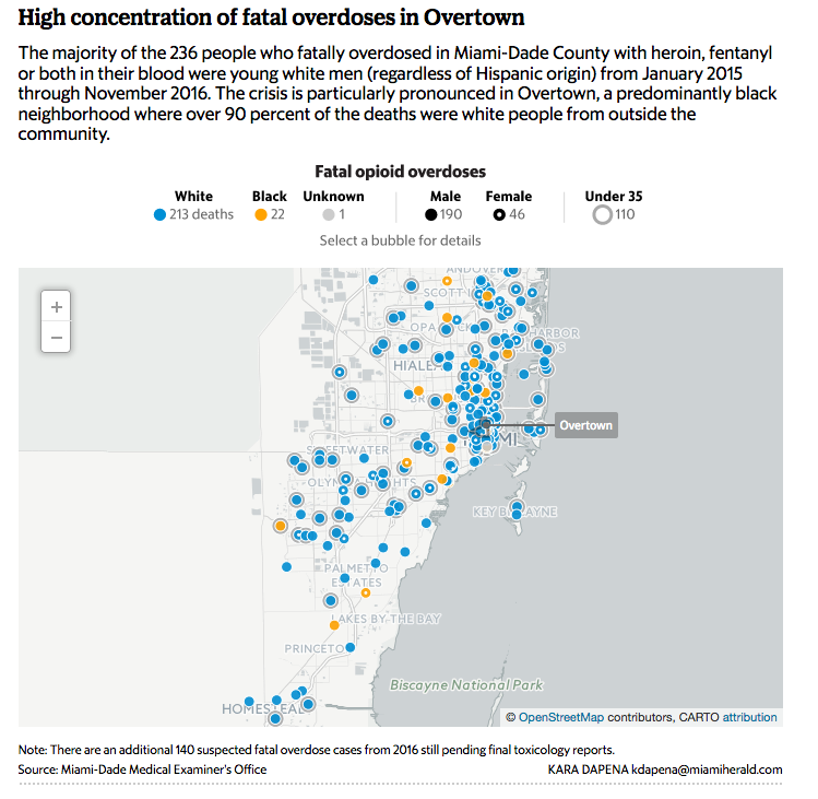 Click to enlarge overdose map miami florida