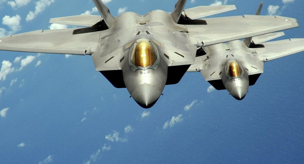 F-22 raptor stealth bomber