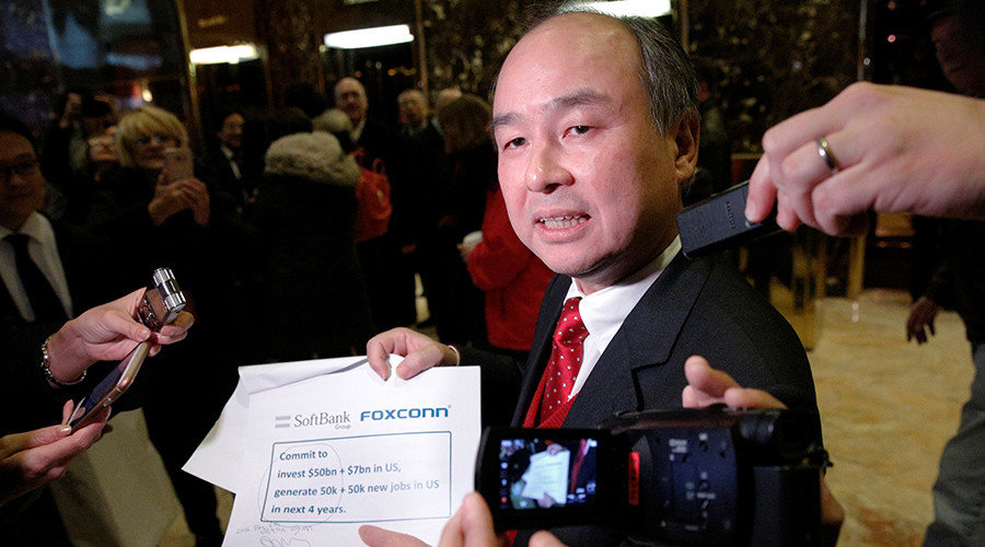 Click to enlarge Softbank CEO Masayoshi Son