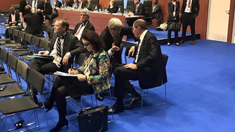 Sergey Lavrov and John Kerry