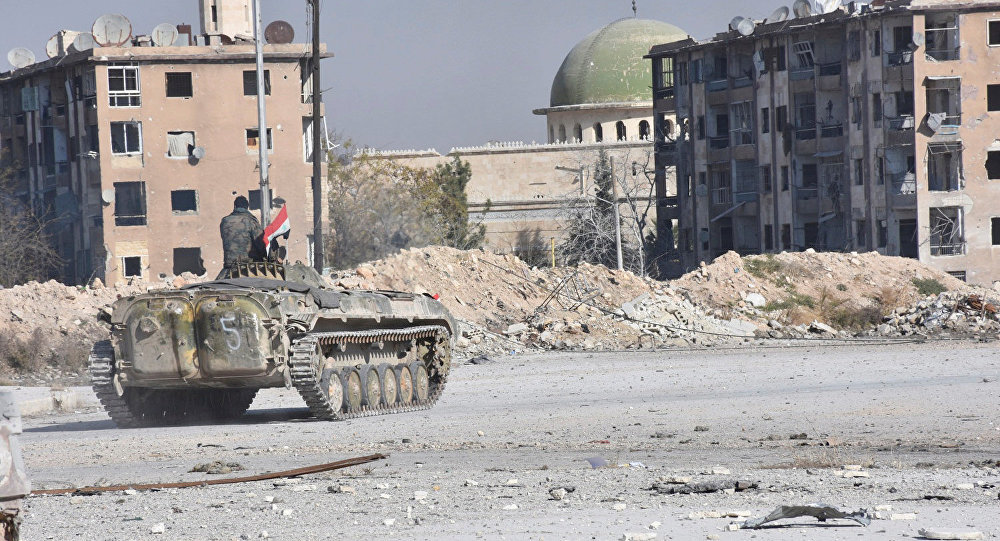 Syrian soldier in Aleppo