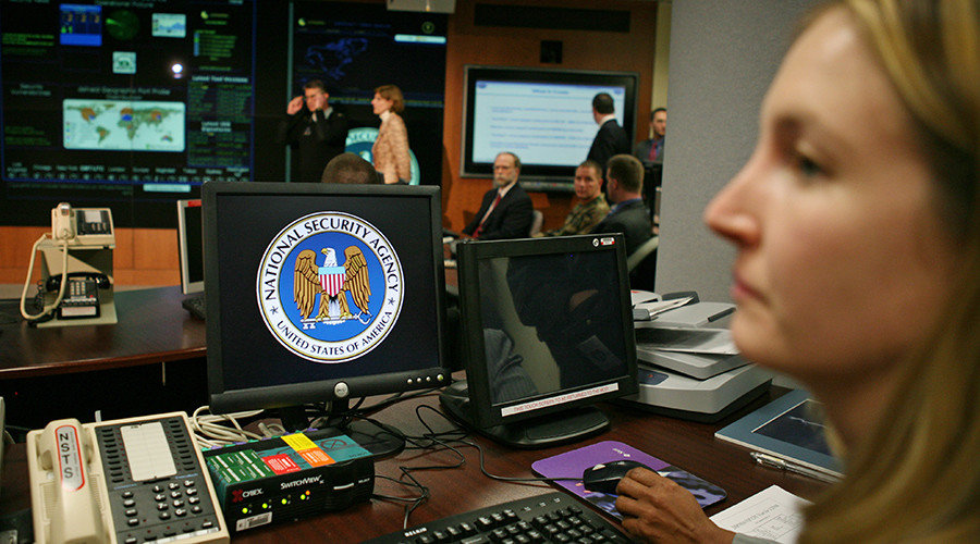Click to enlarge NSA computer operator
