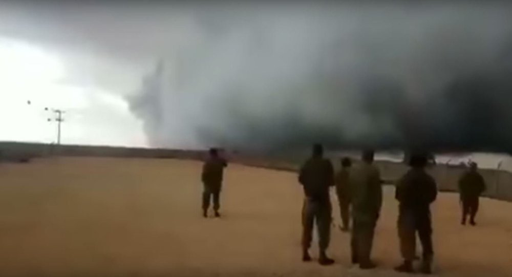 Dust storm in Syria