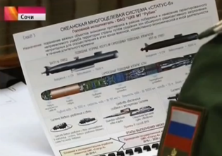 Russian document for nuclear sub