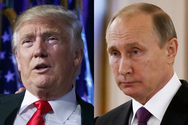 Donald Trump and Vladimir Putin