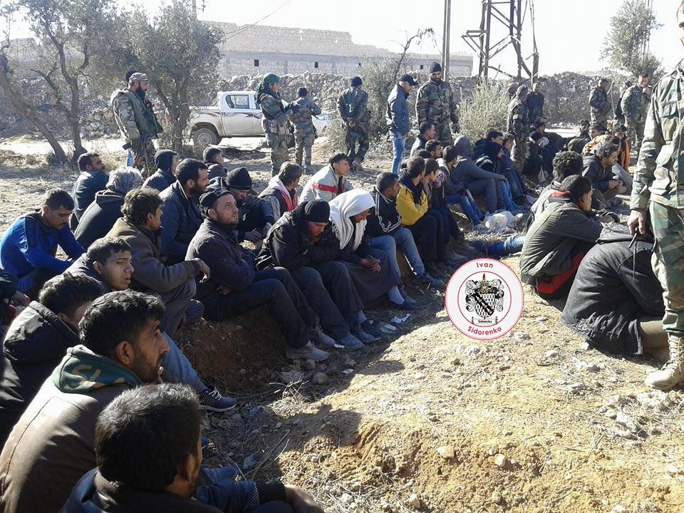 Surrendered Syrian Militants