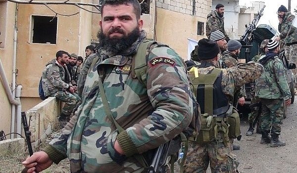 Syrian Army Soldiers in Aleppo