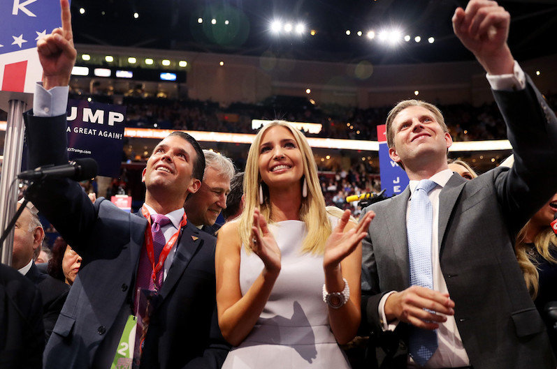 Click to enlarge Trump family