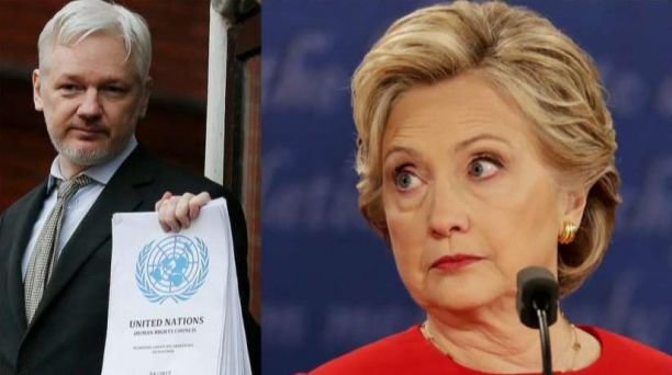 Click to enlarge Assange / Clinton