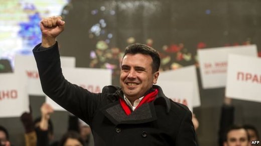 Click to enlarge Opposition Social Democrat leader Zoran Zaev