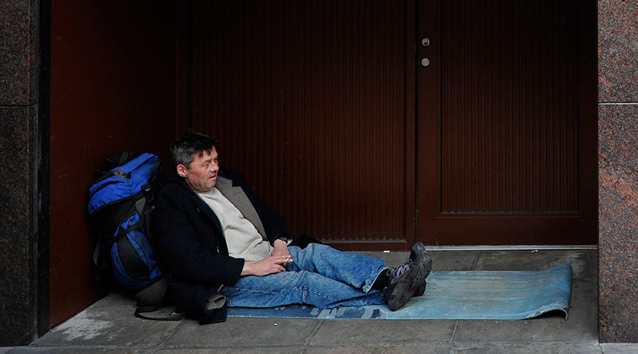 homeless man