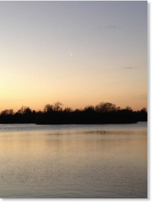 Meteor over Wraysbury, UK