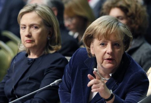 merkel clinton