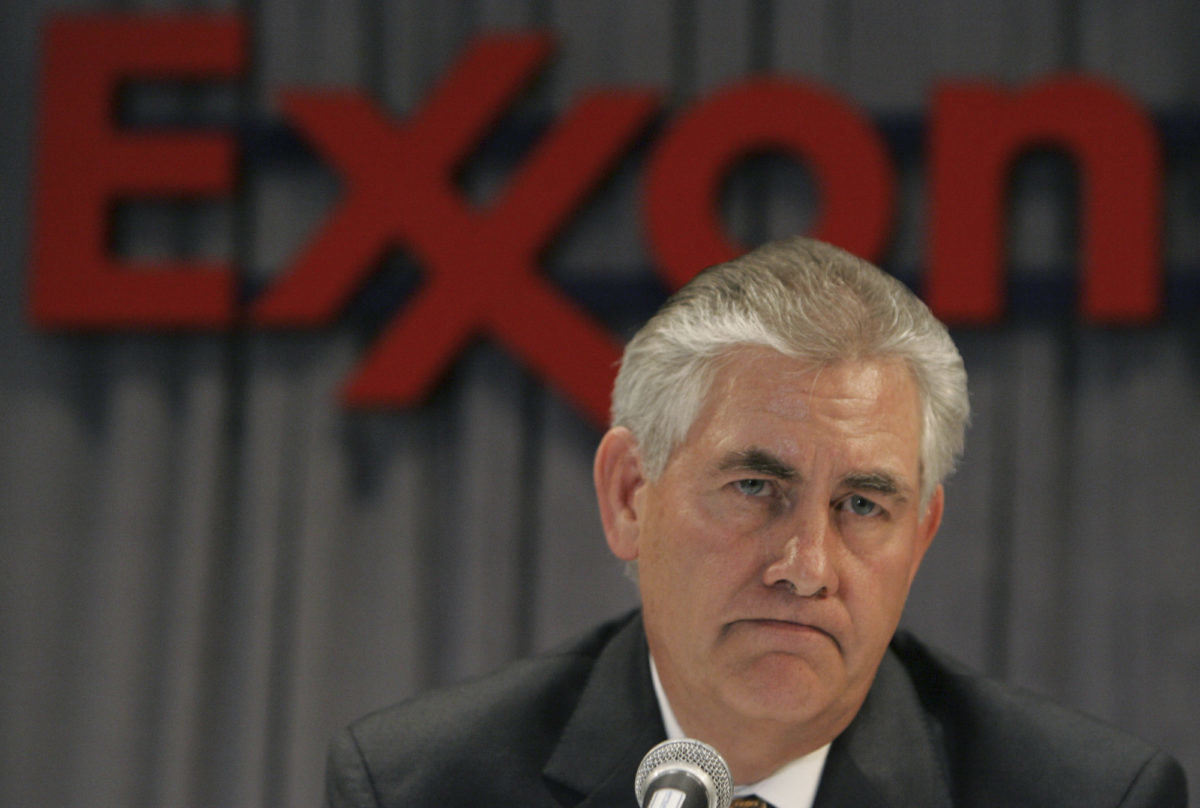 Click to enlarge Rex W. Tillerson