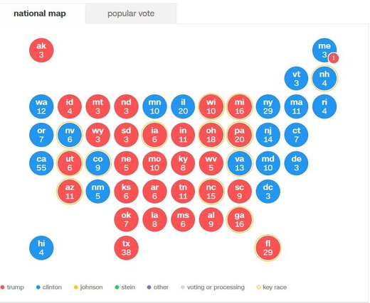Click to enlarge electoral college clinton trump
