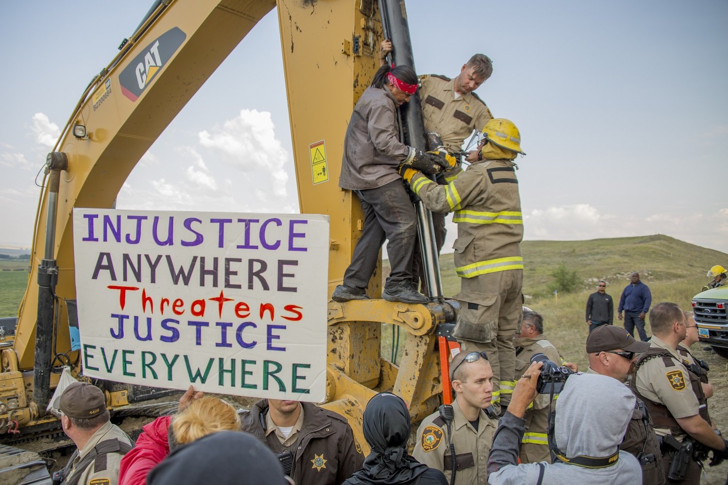 Click to enlarge Standing Rock Protesters