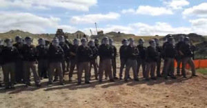 Click to enlarge US Military Force at Standing Rock