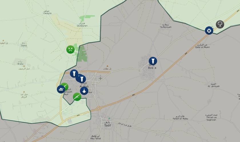 Click to enlarge syria map 2