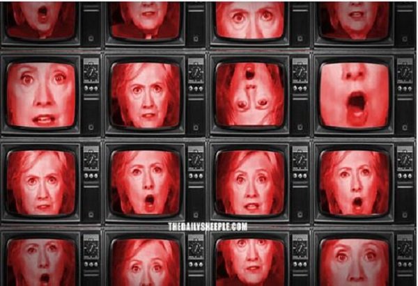 hillary on tv