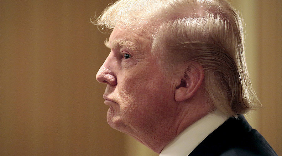 Click to enlarge Trump's hair