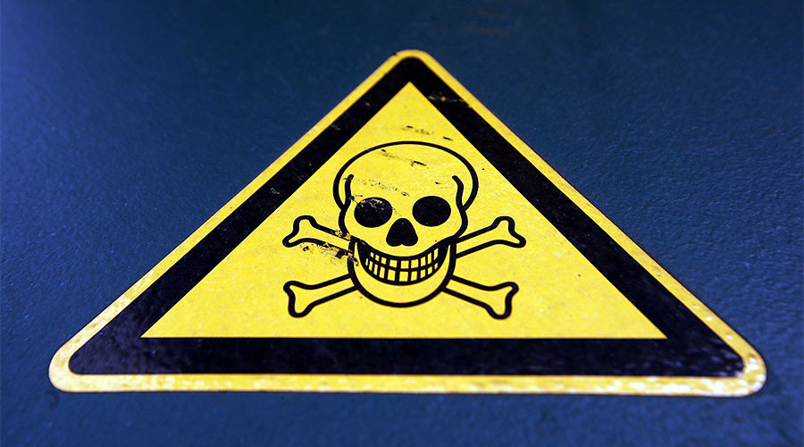 Click to enlarge hazard spill sign