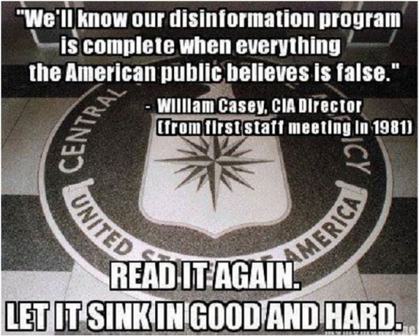 CIA disinformation