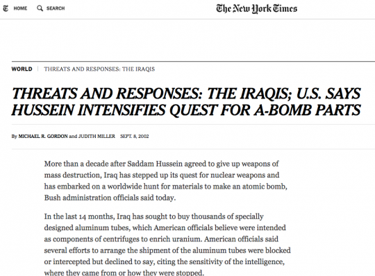Click to enlarge NYT fake news