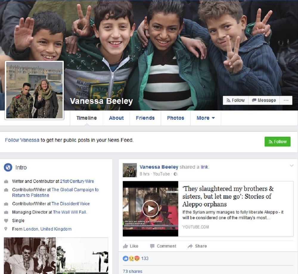 Vanessa Beeley Facebook