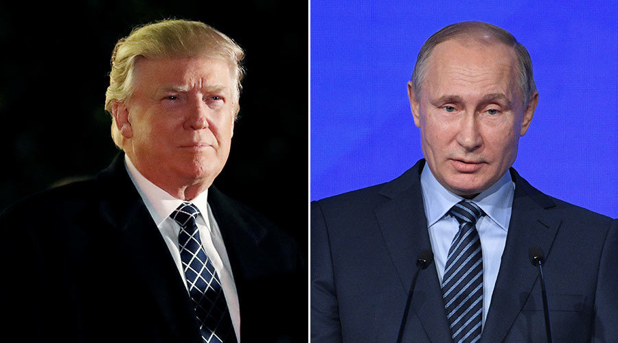 Donald Trump and Vladimir Putin