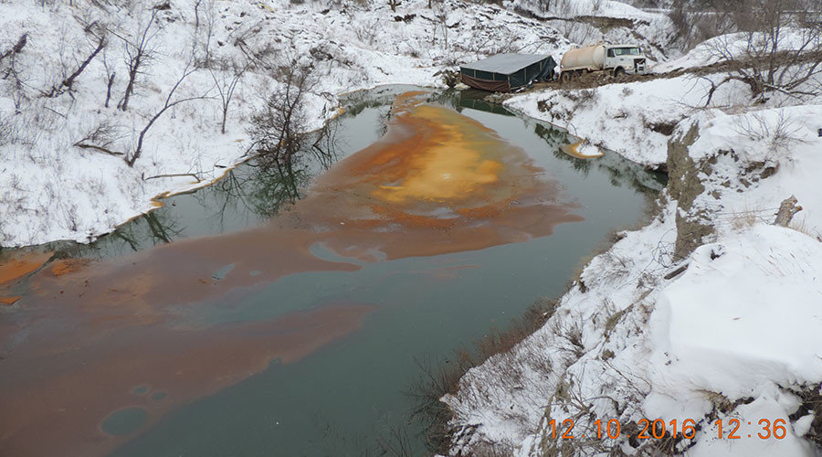 Ash Coulee Creek North Dakota oil spill