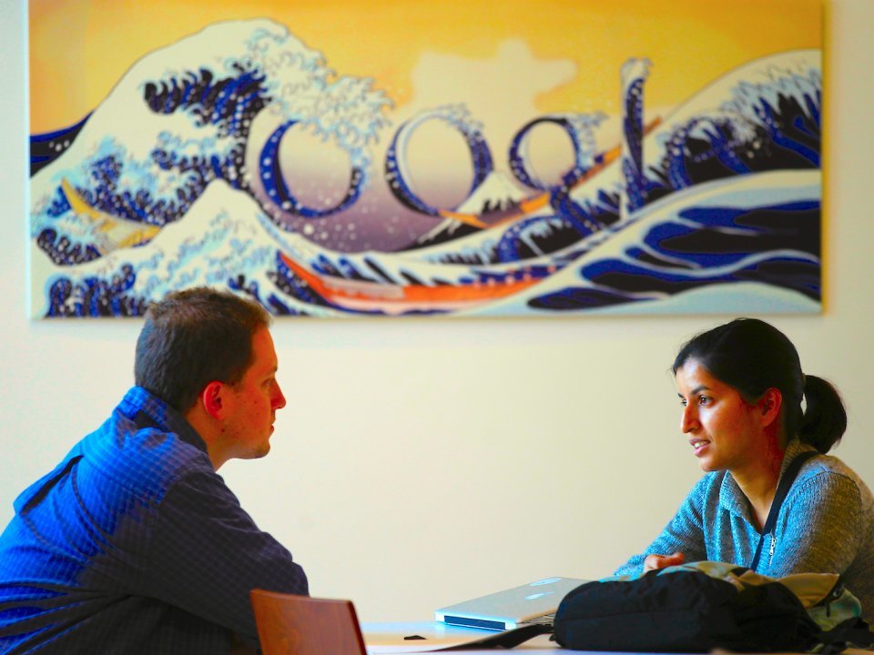Click to enlarge Google employees
