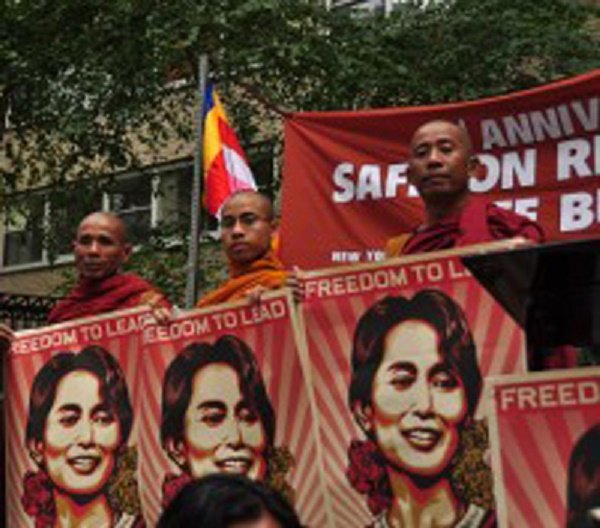 Click to enlarge Nobel Laureate Aung San Suu Kyi