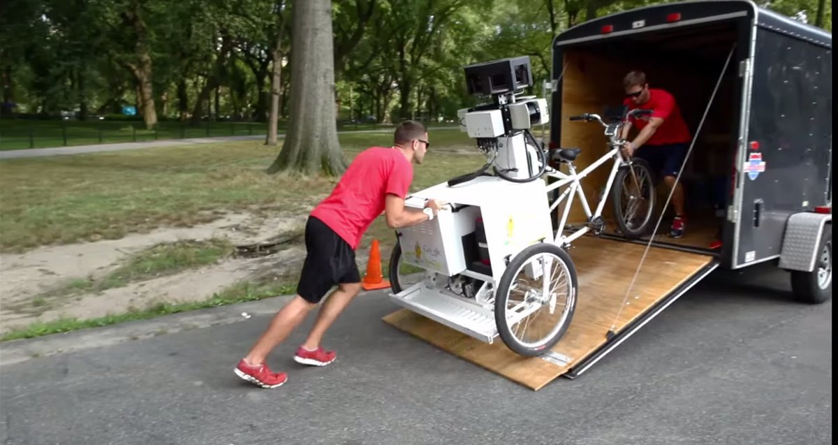 Click to enlarge Google Maps bike