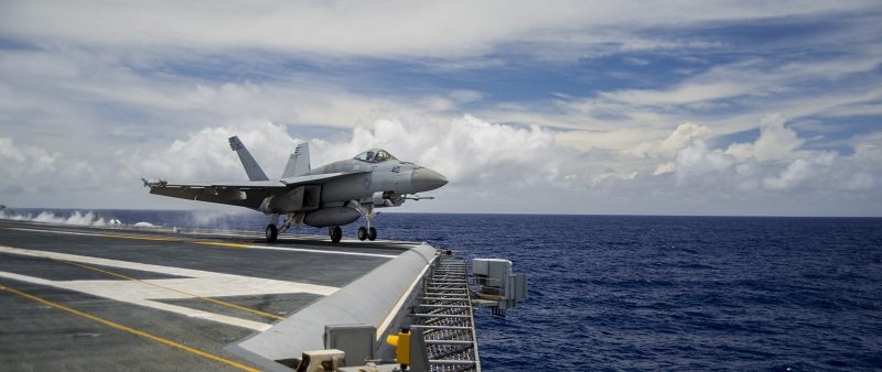 US F-18 Hornet fighter jet