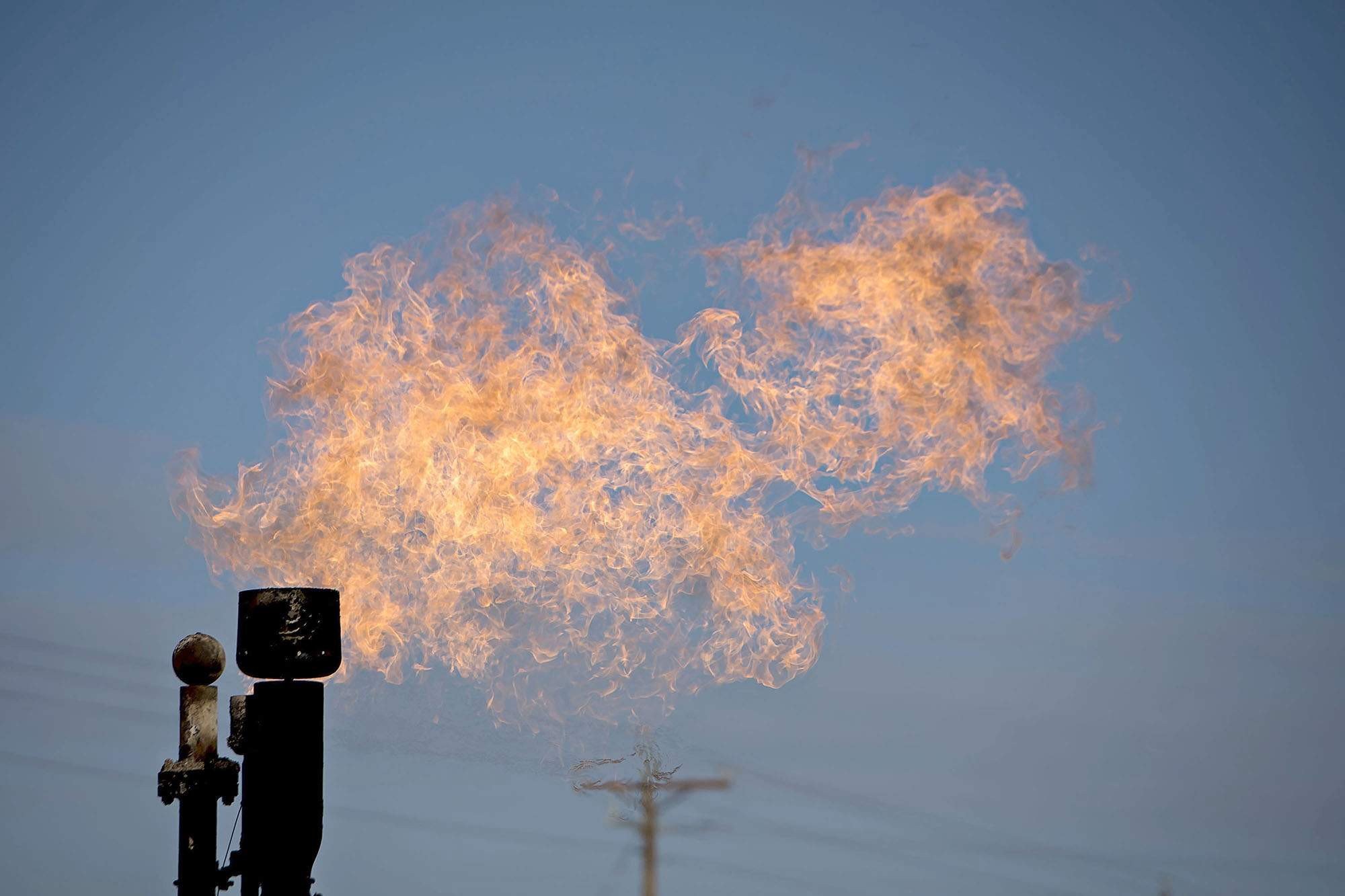 fracking gas well