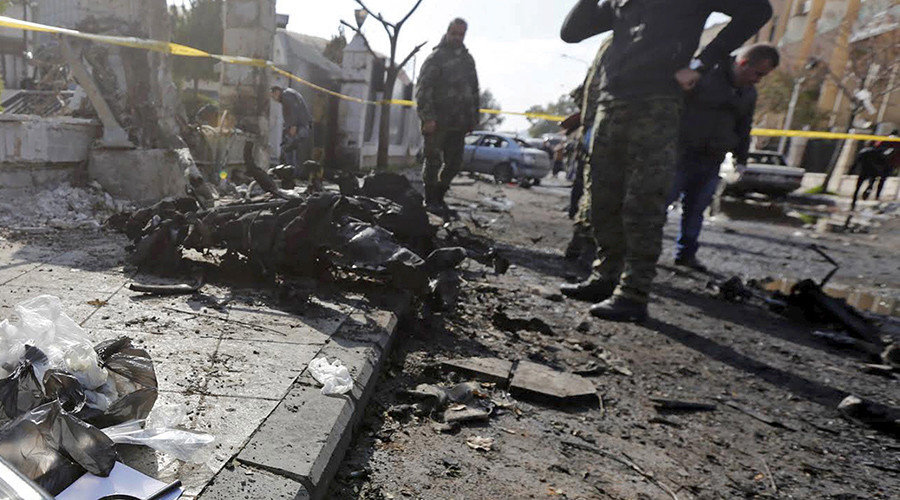 bombing scene
