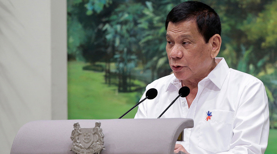 Click to enlarge Philippines President Rodrigo Duterte