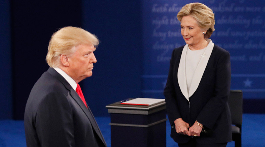 Click to enlarge Trump and Clinton