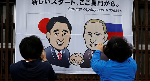 Click to enlarge Putin and Abe