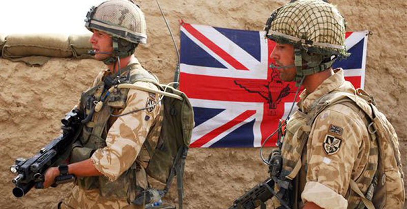 Click to enlarge UK military advisers in UK