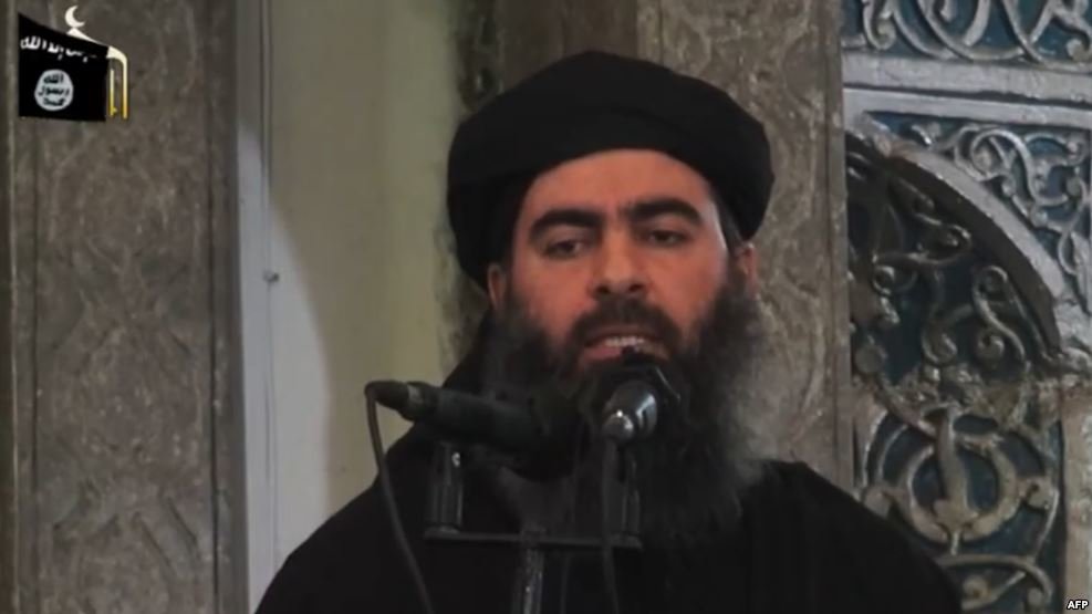 Click to enlarge Islamic State leader Abu Bakr al-Baghdadi