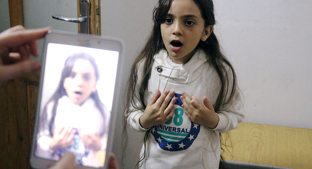Click to enlarge Bana Alabed Read more: https://sputniknews.com/middleeast/201612161048599179-aleppo-bana-twitter/
