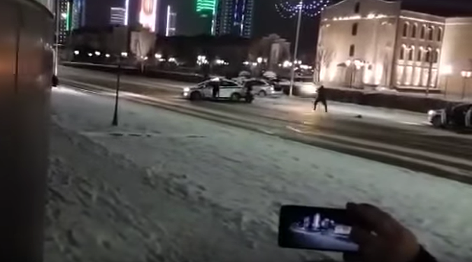 Police shootout with gunmen in downtown Grozny