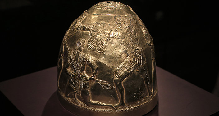 Click to enlarge Scythian Gold Dutch Court Ruling violtion of international says Russian Ministry a scythian gold helmet