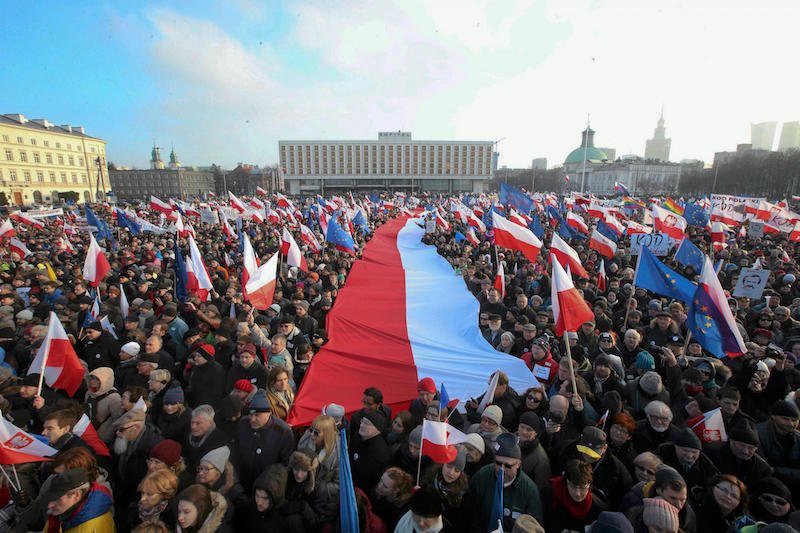 Warsaw protest