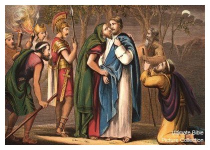 Click to enlarge Judas Betraying Jesus