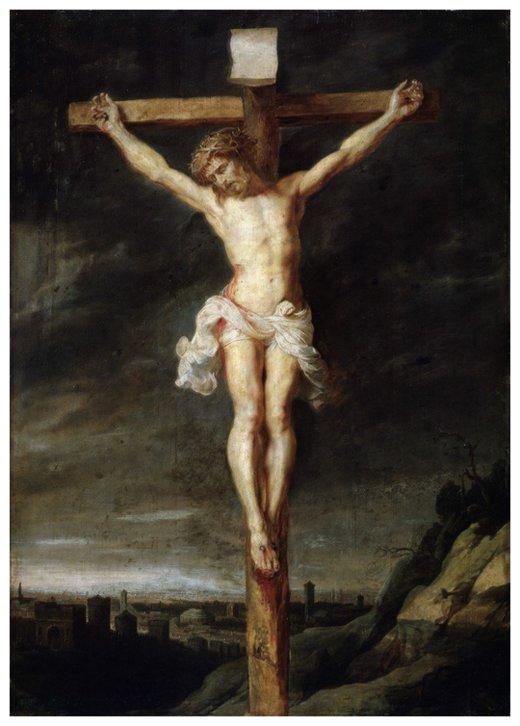 Click to enlarge Jesus on The cross