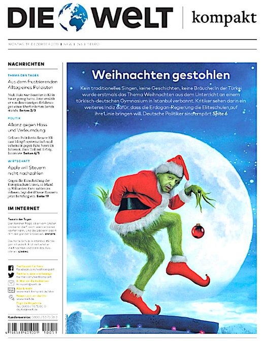 Click to enlarge Die Welt cover